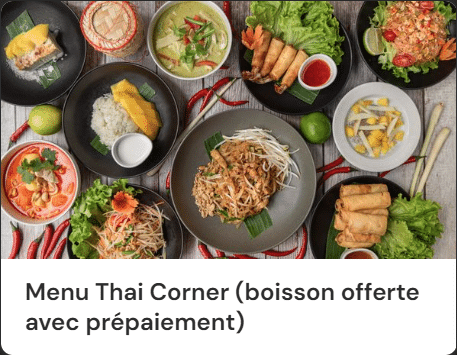 Menu Thai